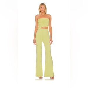 House of Harlow 1960 Lime Strapless Jumpsuit
